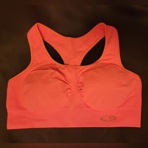 Champion Sports Bra Neon Orange Racerback